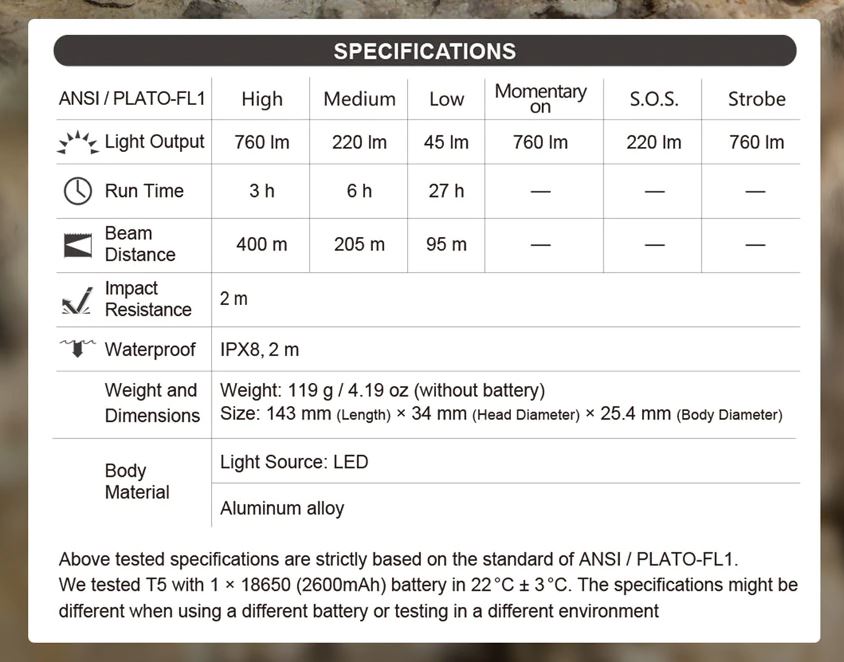 Nextorch T7