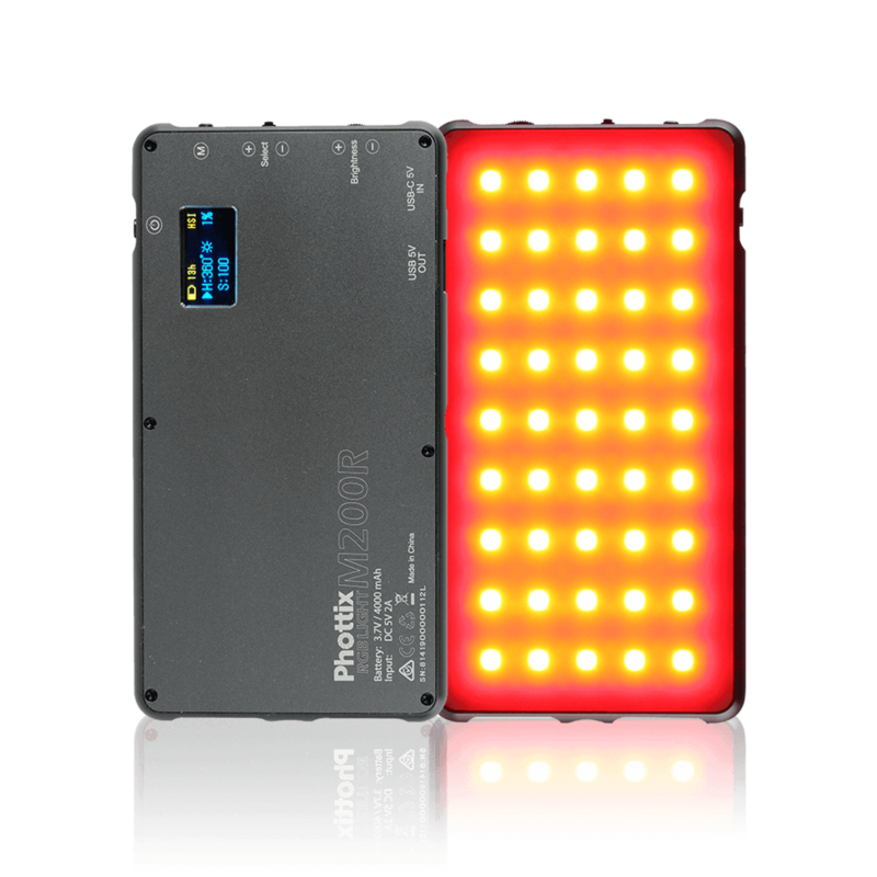 Phottix M200R RGB LED light
