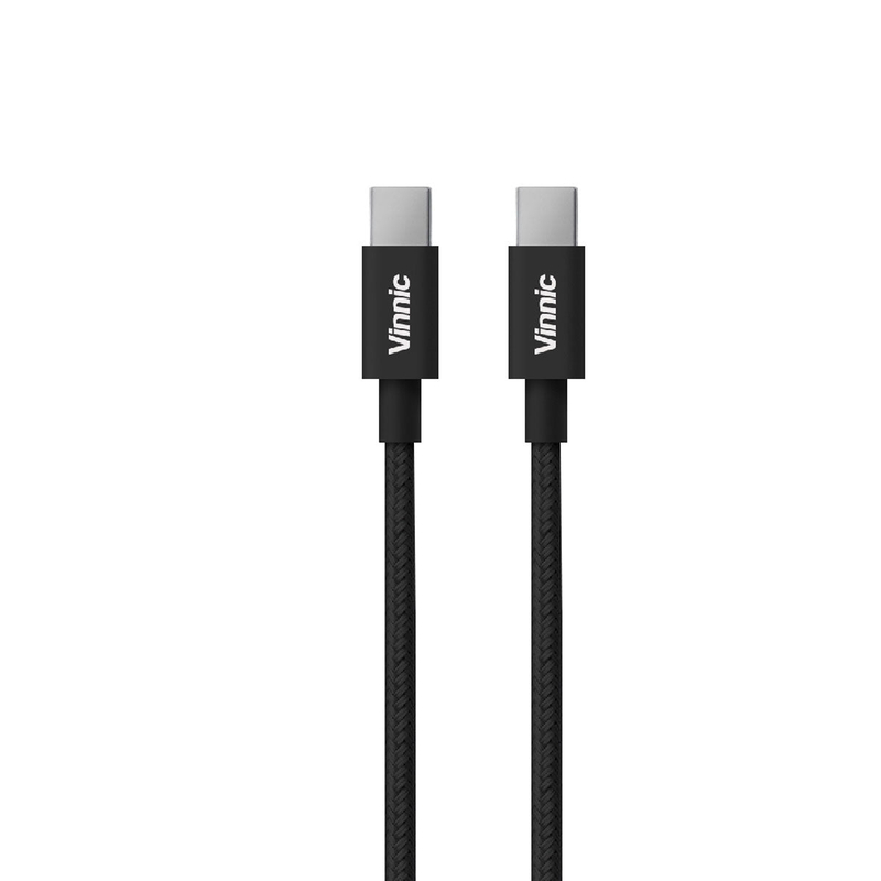 Vinnic Type-C to Type-C, Charge and sync Braided Cable 120cm