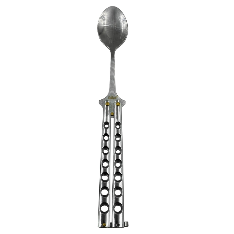 Caliber Gourmet Butterfly Spoon, Silver