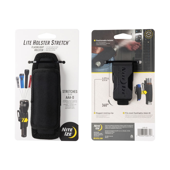 NITE IZE LITE HOLSTER STRETCH™ FLASHLIGHT HOLSTER