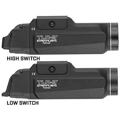 Streamlight TLR-9® Gun light with Ambidextrous Rear Switch Options 69464