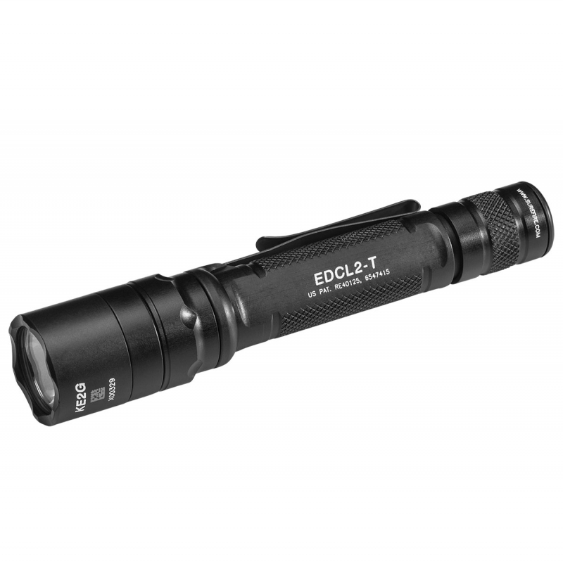 SureFire EDCL2-T Everyday Carry Light 2, 1200/5 Lumens, Black