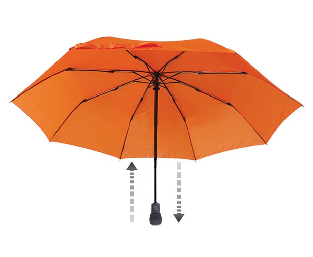 EuroSchirm Umbrella, 自動開關摺傘, 橙色