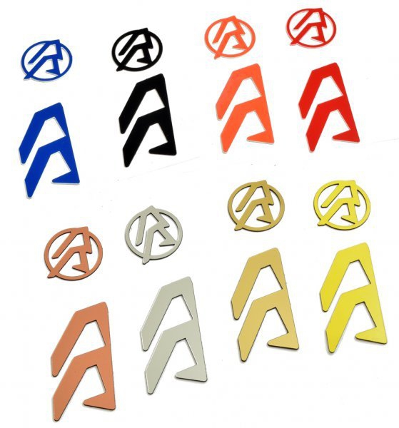 Double Alpha Alpha-X Logo Color Insert