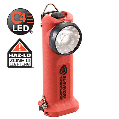 Streamlight Survivor 230V AC/12V DC, Orange (ATEX)