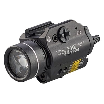 Streamlight TLR-2 HL, White LED 800 Lumens/Red Laser, Black