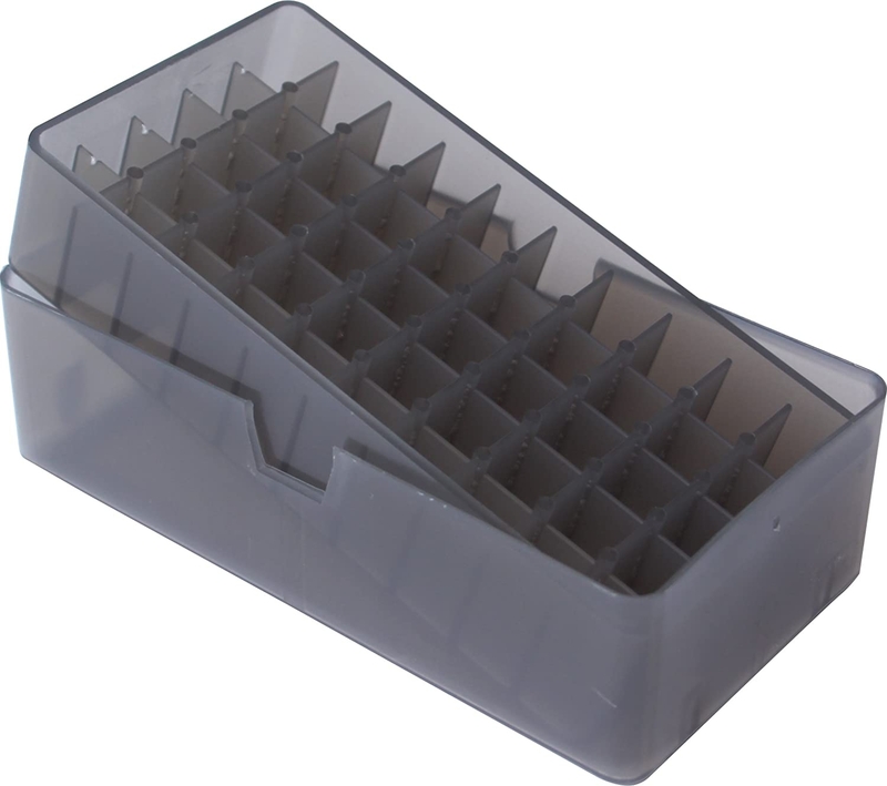 MTM Case-Gard Handgun Ammo Box, 50 Round, 9MM/.380 ACP, Clear Smoke