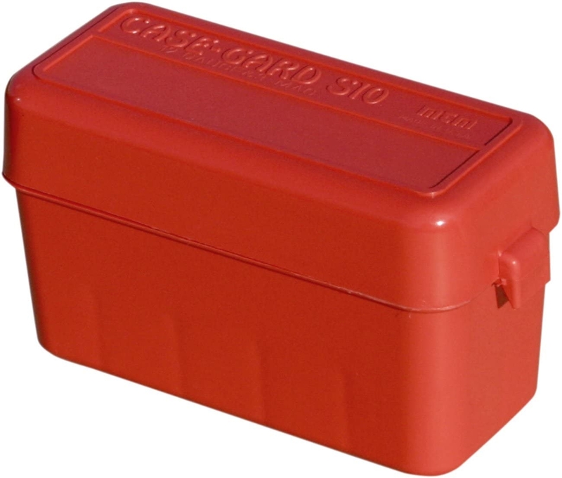 MTM Case-Gard Shotgun Shell Box, 10 Round, 12 Gauge Up to 3", Red
