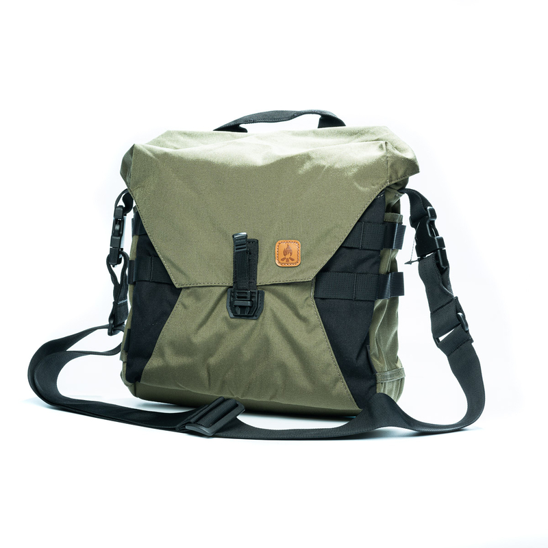 Helikon Bushcraft Haversack Bag, Cordura, Oliver Green Black
