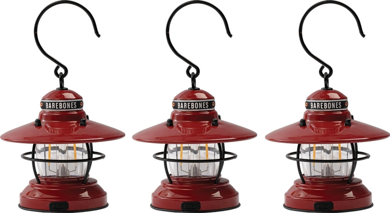 BAREBONES Edison Mini Lantern 迷你愛迪生單頭營燈 3組