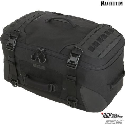 Maxpedition IRONCLOUD Adventure Travel Bag 48L, Black