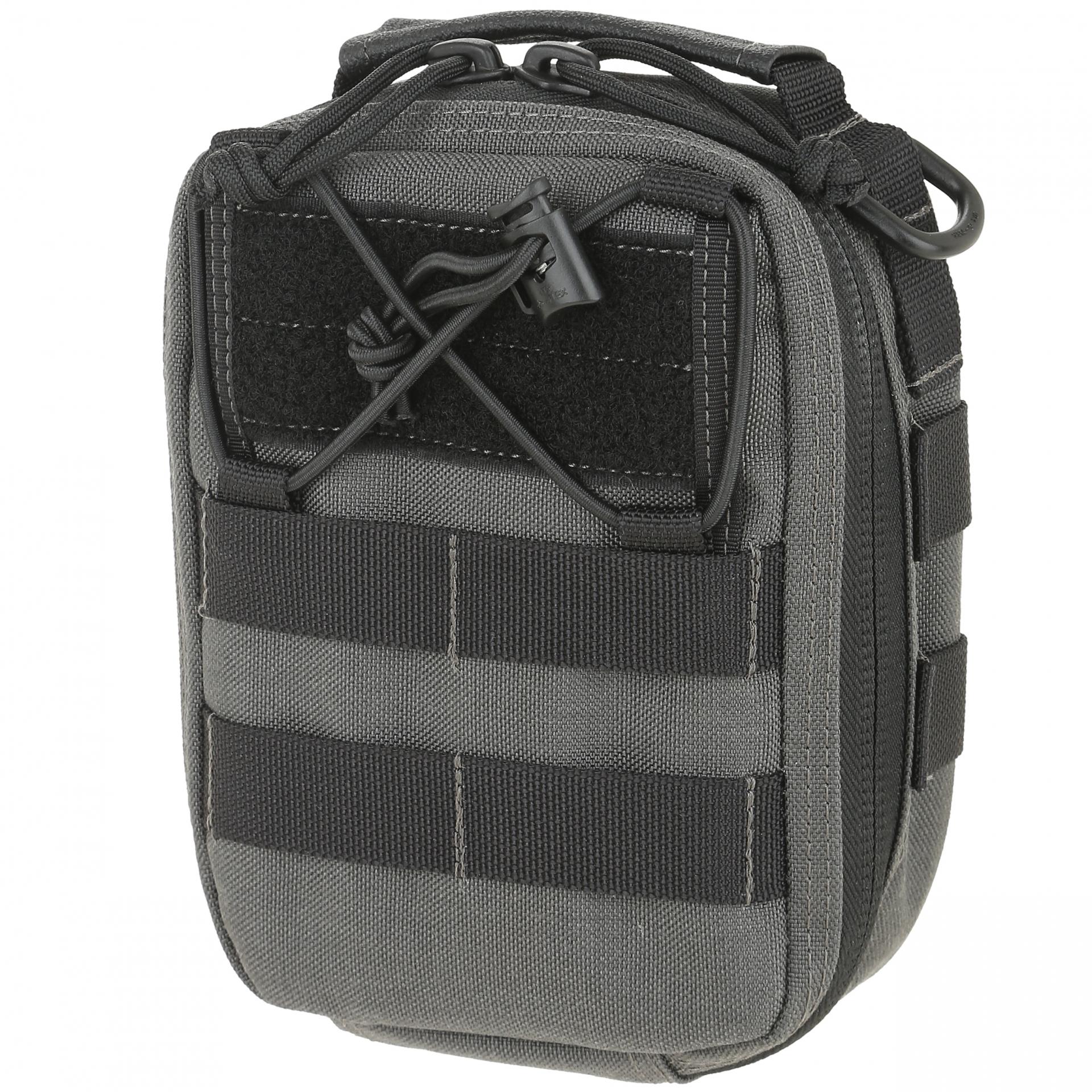 9 X 6 Velcro Pouch - Asphalt