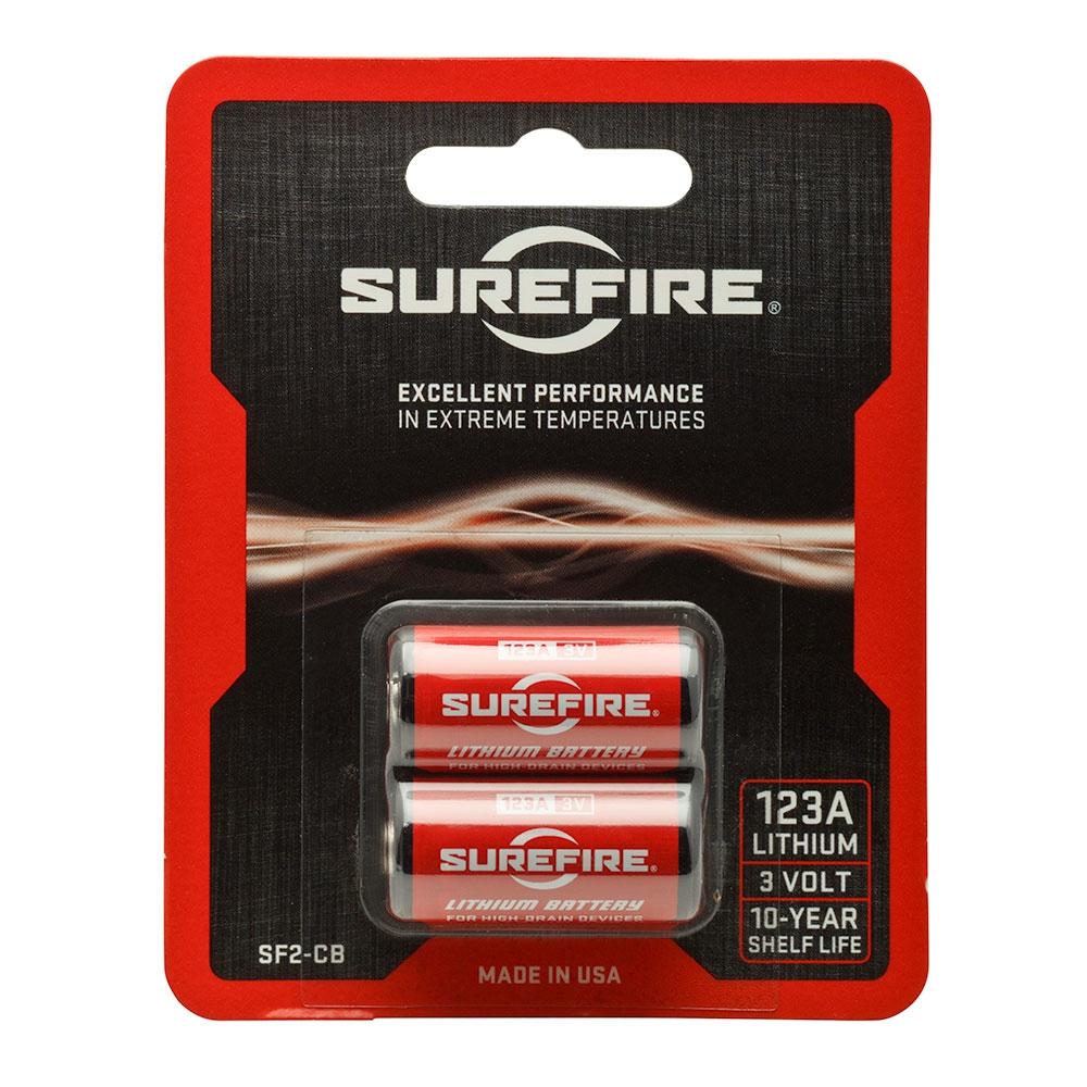 SureFire 123A 鋰電池, 2粒裝