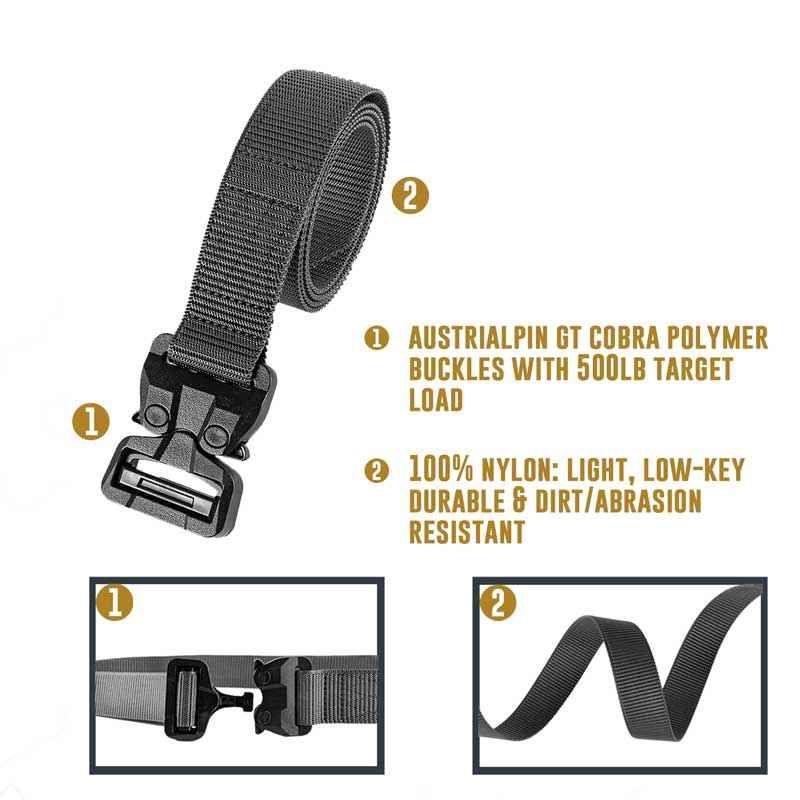 Onetigris, Cobra Buckled Belt 12, Size L, SG