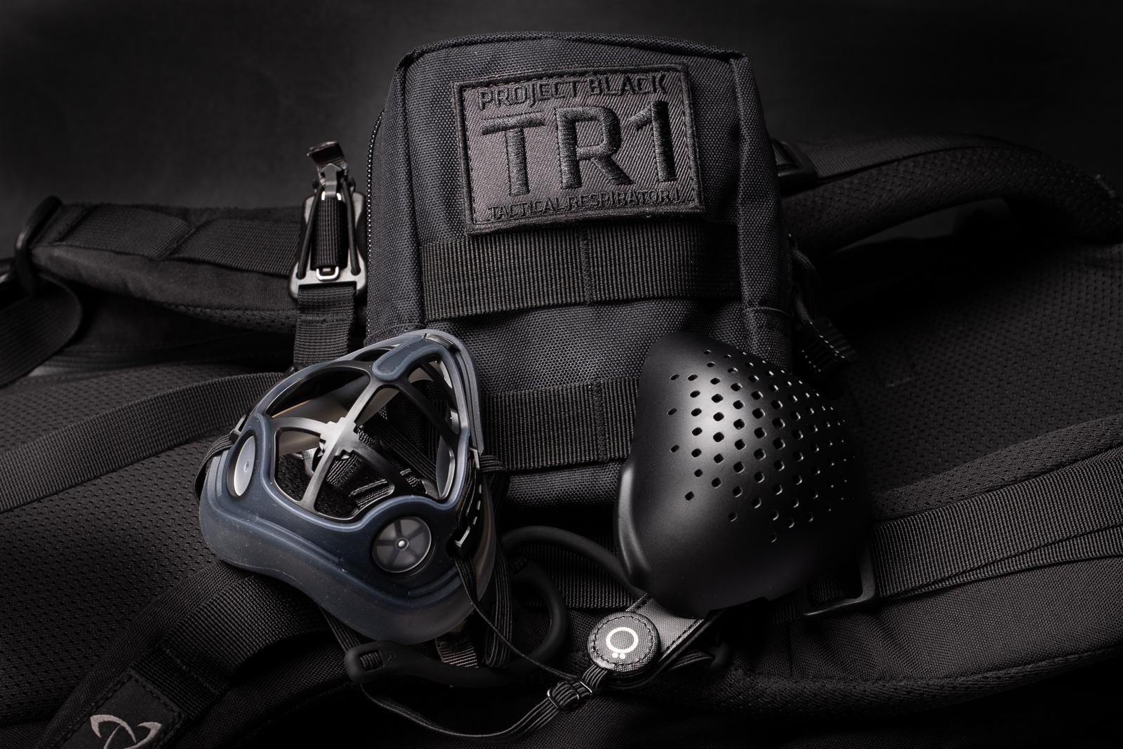 O2 Tactical TR1 口罩(耳掛連頸背啪鈕扣)