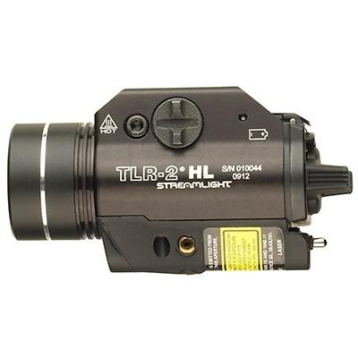 Streamlight TLR-2 HL, White LED 800 Lumens/Red Laser, Black