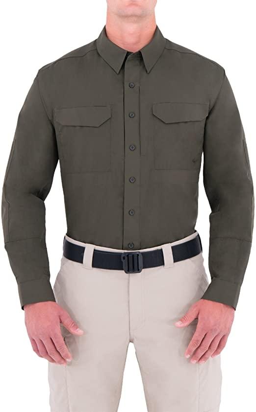 First Tactical Men's Specialist Tactical Shirt L/S, OD Green