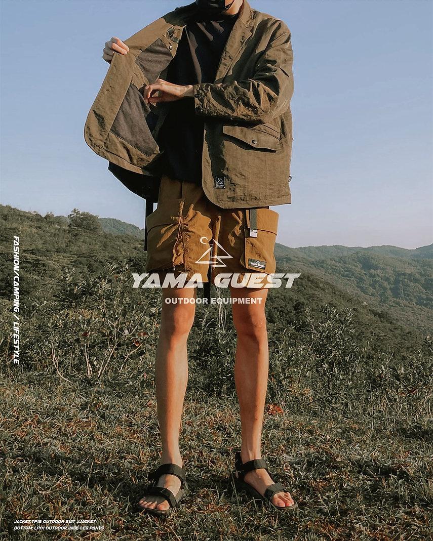 YamaGuest TP18 山系多袋西裝外套(綠色)