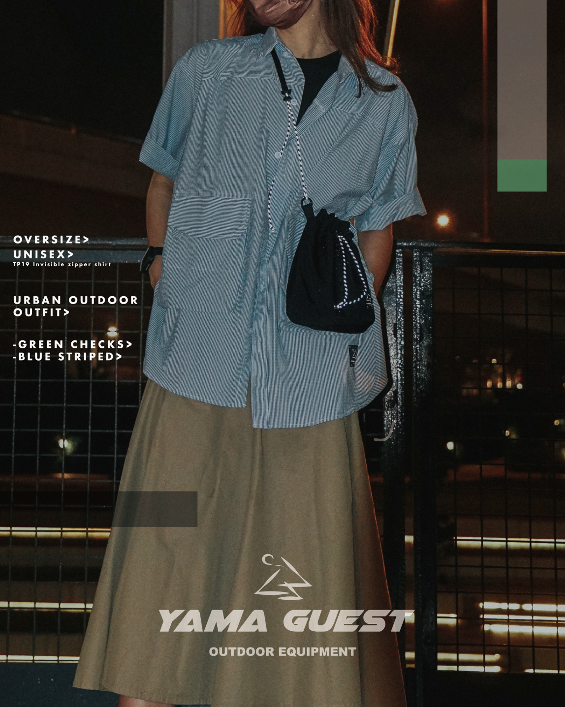 YamaGuest TP17 戶外立體貼袋拼布恤衫